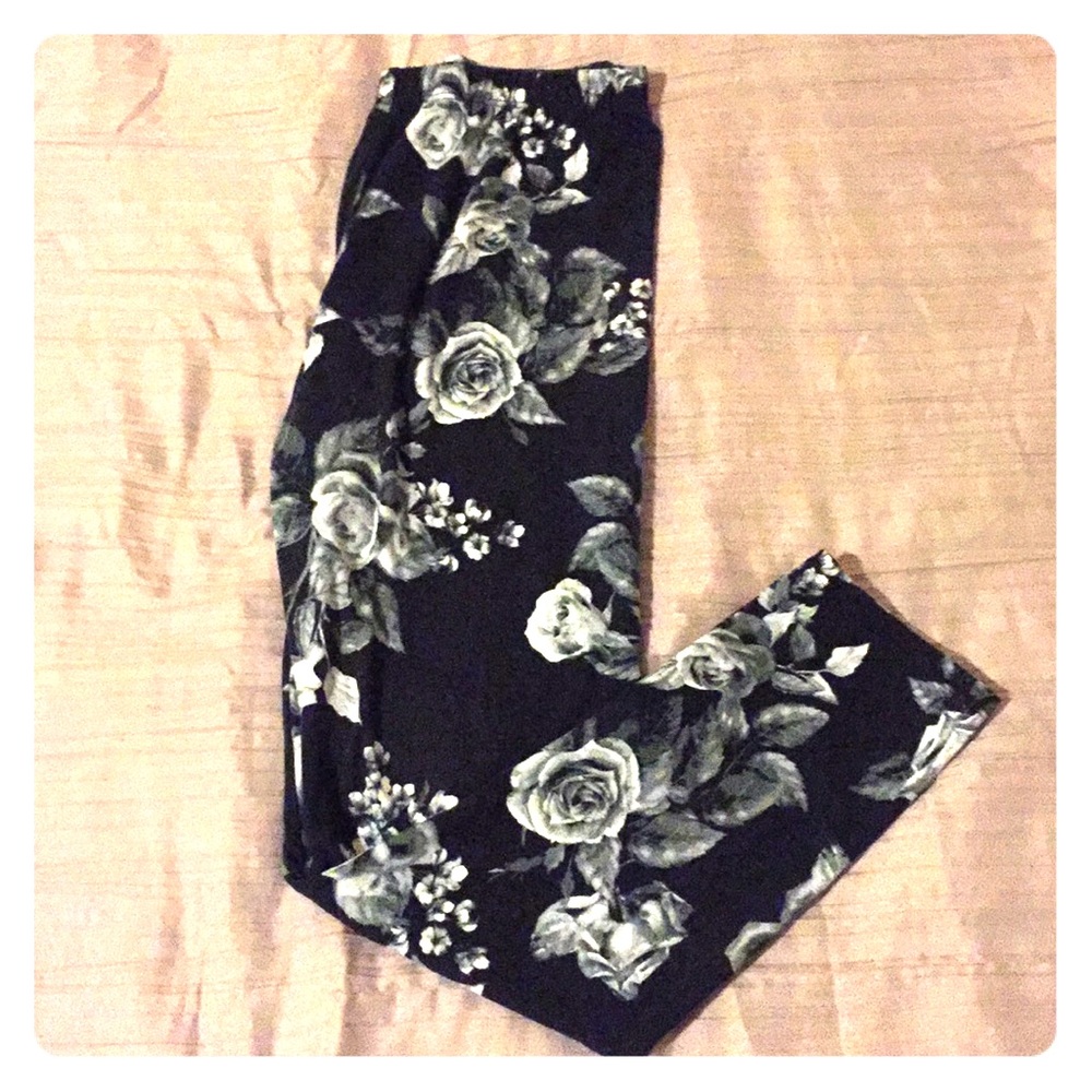Floral leggings